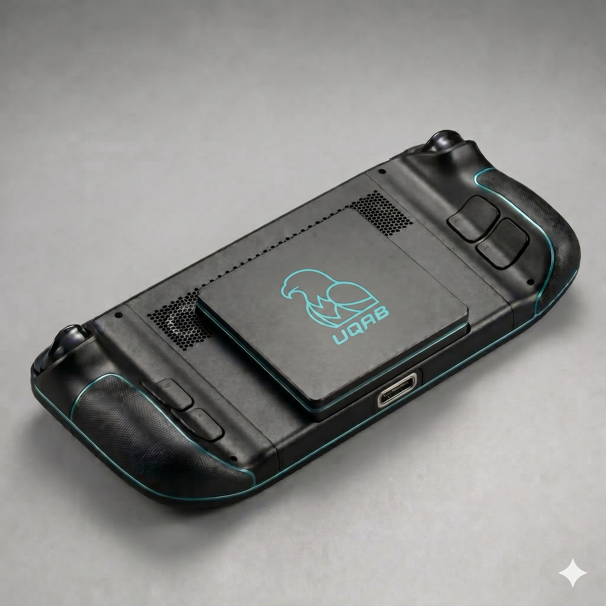 Uqab Core docked into the Wing handheld's rear bay